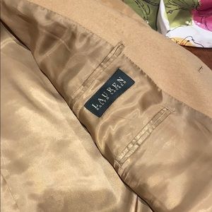 Camel wool sport coat